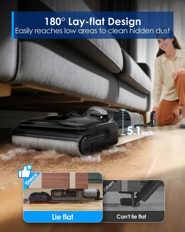 Floor ONE i5 Stretch Wet Dry Vacuum Cleaner, Vacuum& Mop in One Step