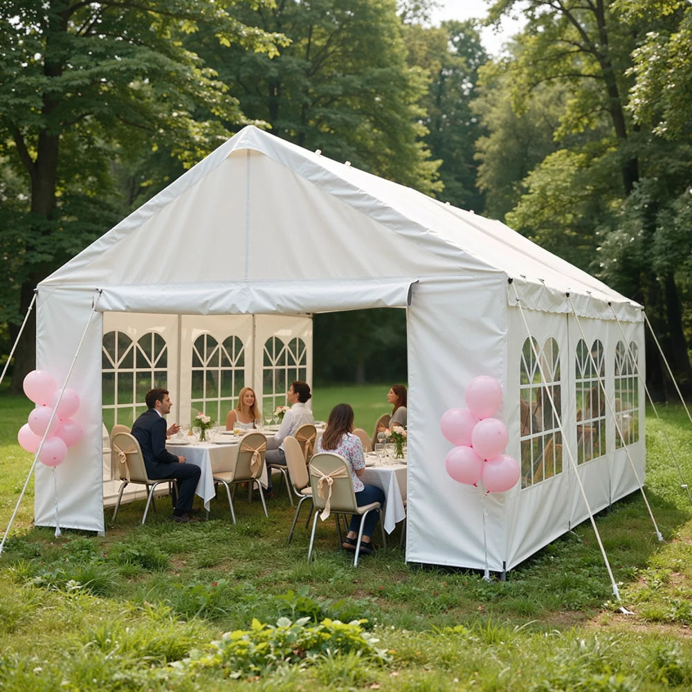 10'x20' Heavy Duty Waterproof Anti-UV  Outdoor Gazebo With Removable Sidewalls .
