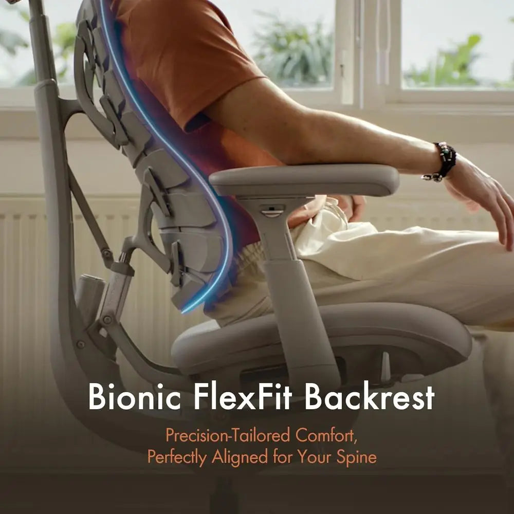 Ergonomic Office Chair with Adaptive Lumbar Support,