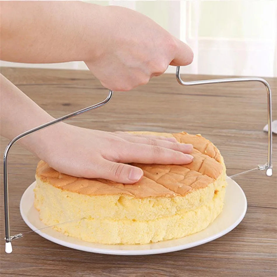1/2Pcs Adjustable Height Line Cake Cut Slicer