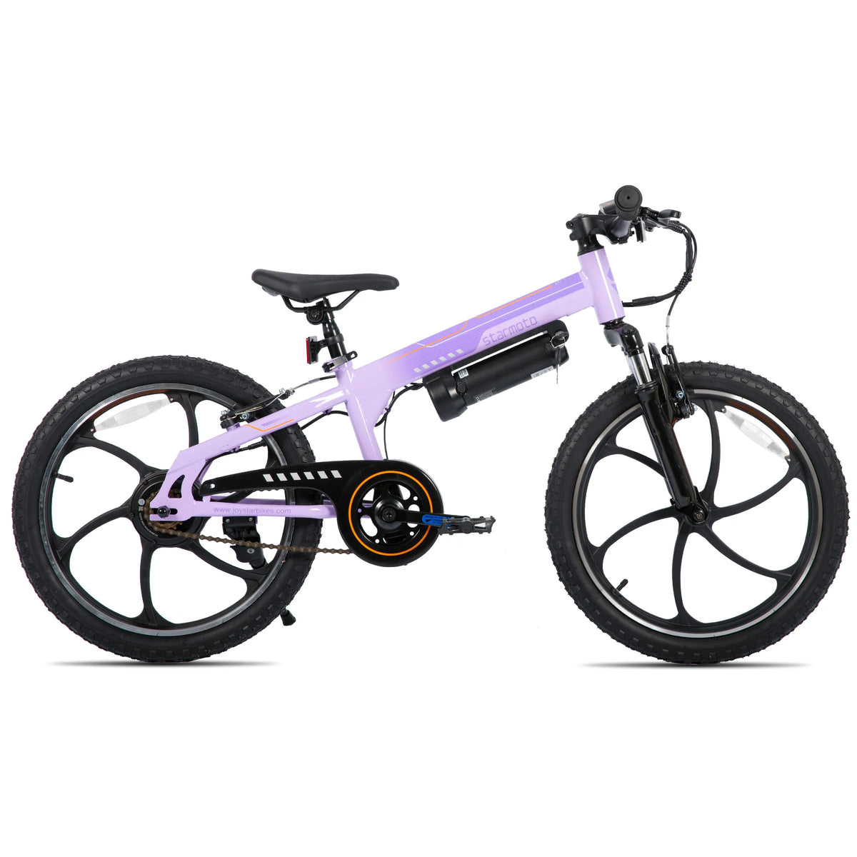 Kids' Electric Mountain Bike for Boys, Girls & Teens Ages 7+, 20 Inch Ebike with 250W Brushless Motor, 15 Miles Range & 15.5MPH Speed, Removable Battery & Dual V-Brakes,.