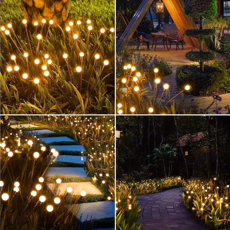 19.05ft Warm White USB- Curtain Lights with 8 Lighting  Garden Lights.