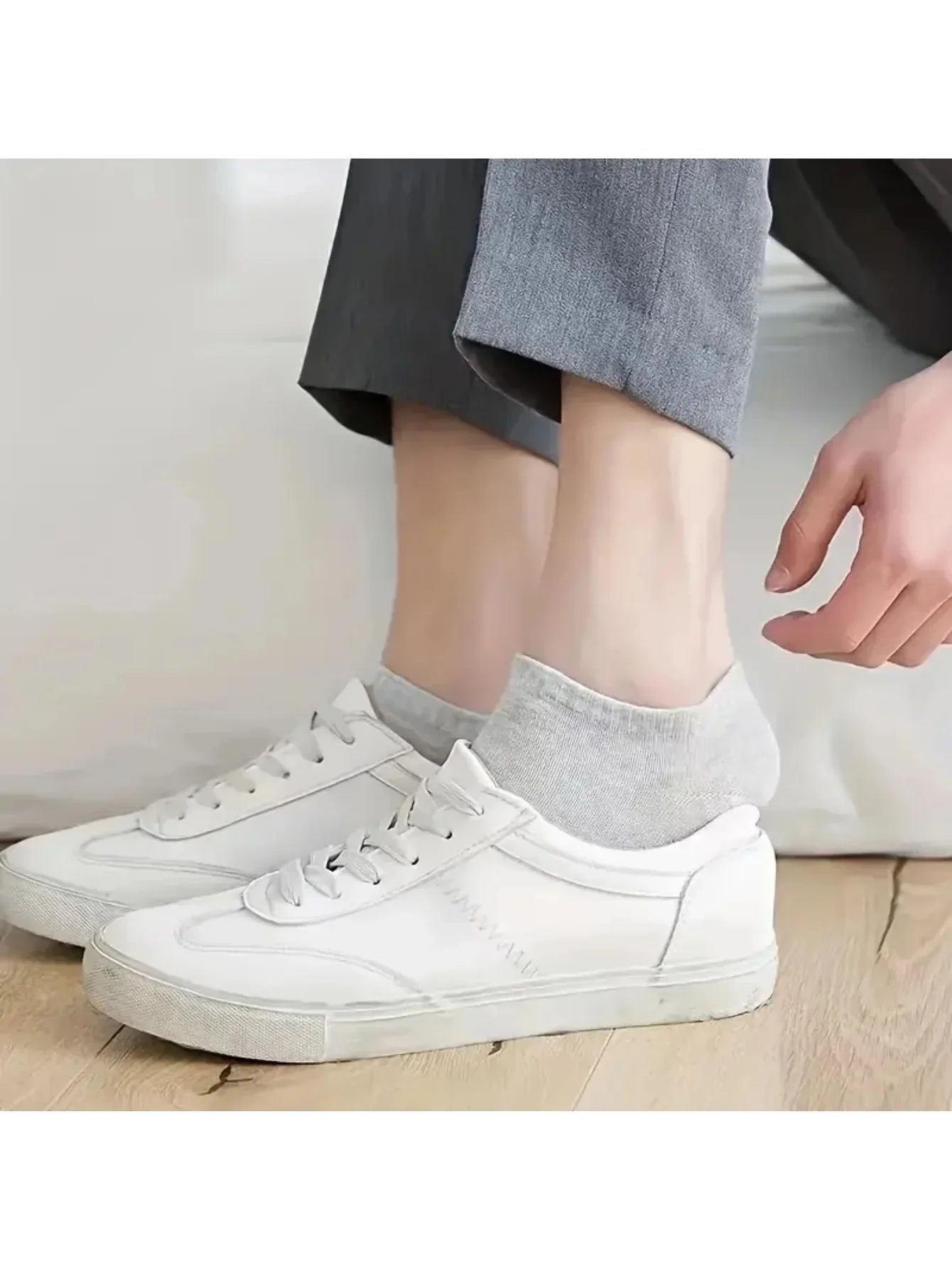 5/10-Pack Unisex Comfort-Fit Ankle Socks , Breathable & Lightweight -