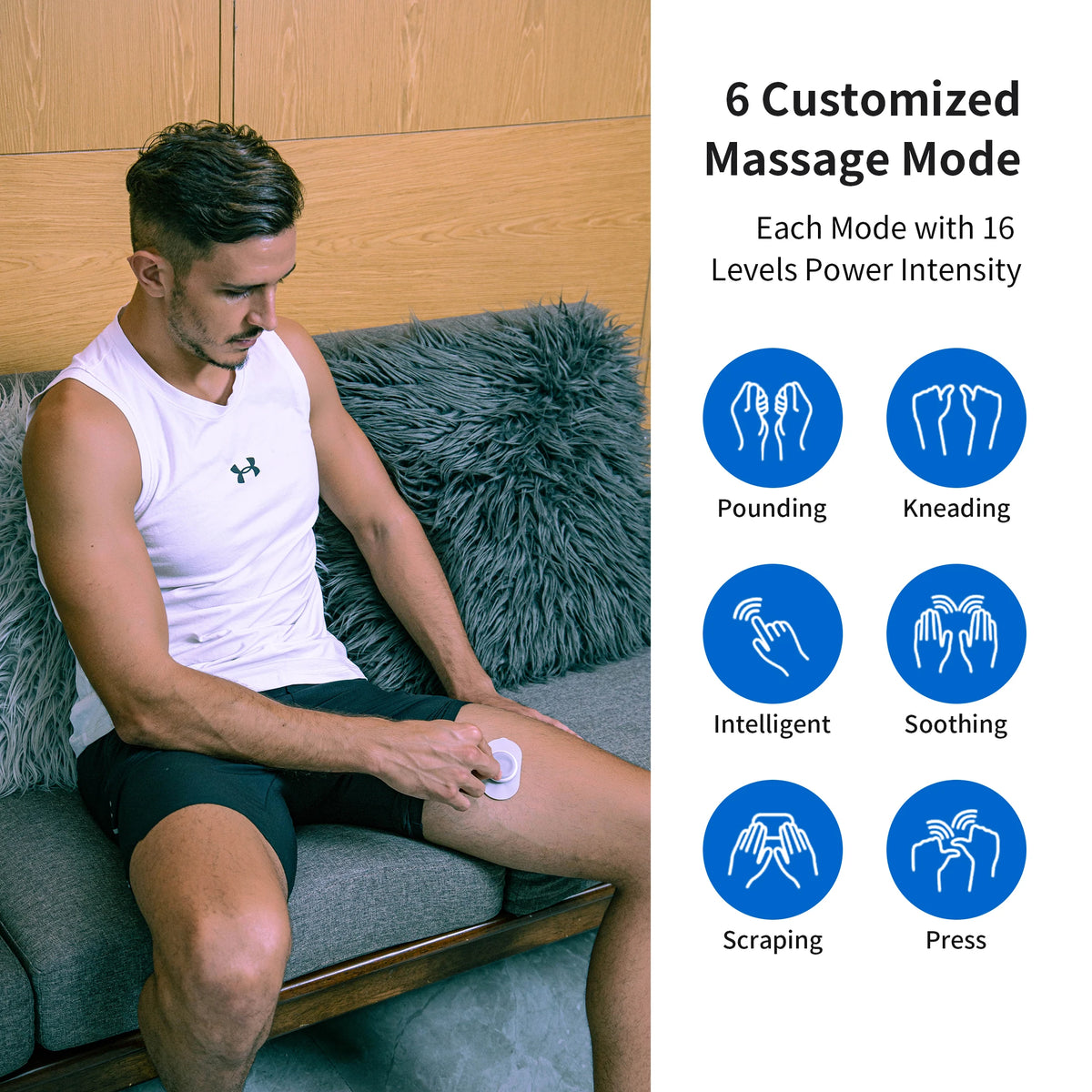 Masgre Wireless TENS EMS Unit - Pads for Electric Muscle Stimulator -.