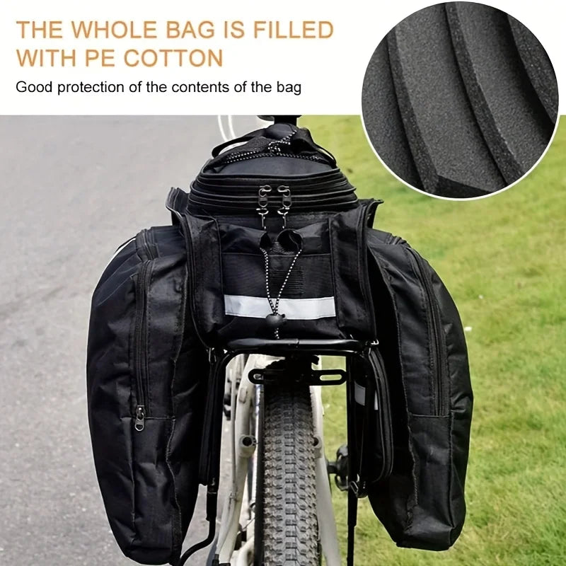 Bicycle Bag Mountain Bike Bicycle Rack Bag Trunk .