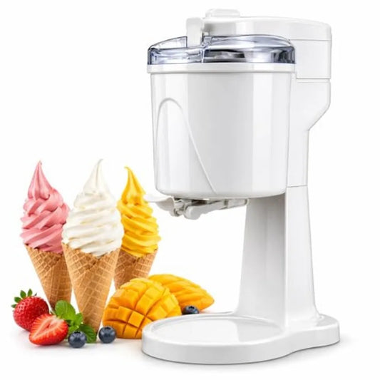 Soft Serve Ice Cream Machine for Home, 1 Quart Ice Cream Maker Machine with Freezer Bowl, .