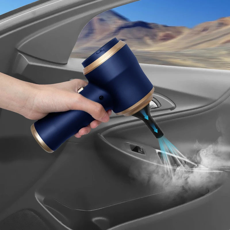 Wireless Car Vacuum Cleaner for Cleaning Bedroom Carpets.