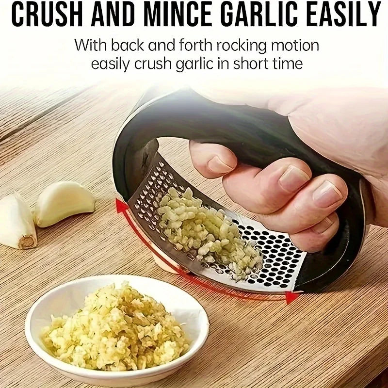 Stainless Steel Garlic Press 10cm,