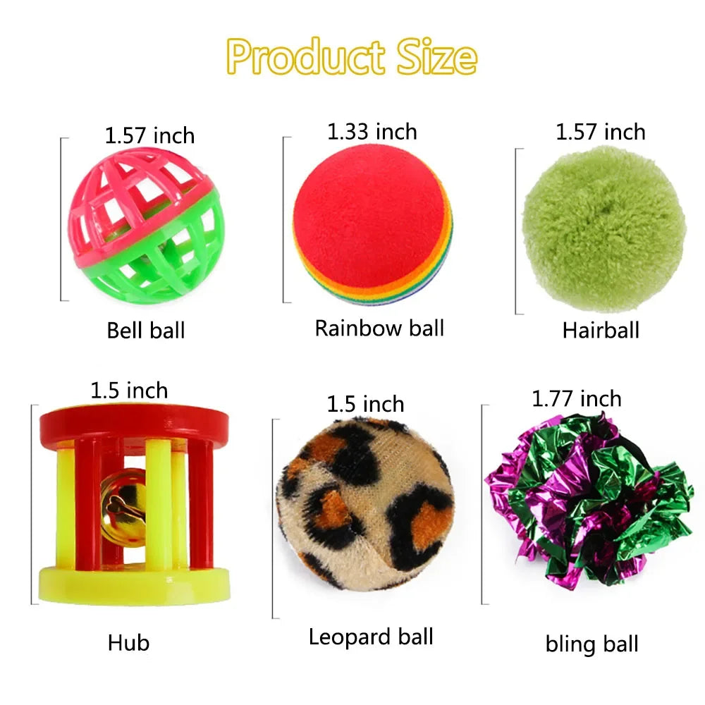 Kitten Toys Variety Pack-Pet Cat Toys Combination Set