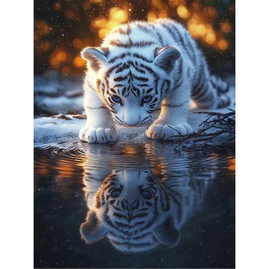 5D DIY Diamond Art Full Mosaic Craft Kit Eye-Catching Visual Effect Wall Picture .