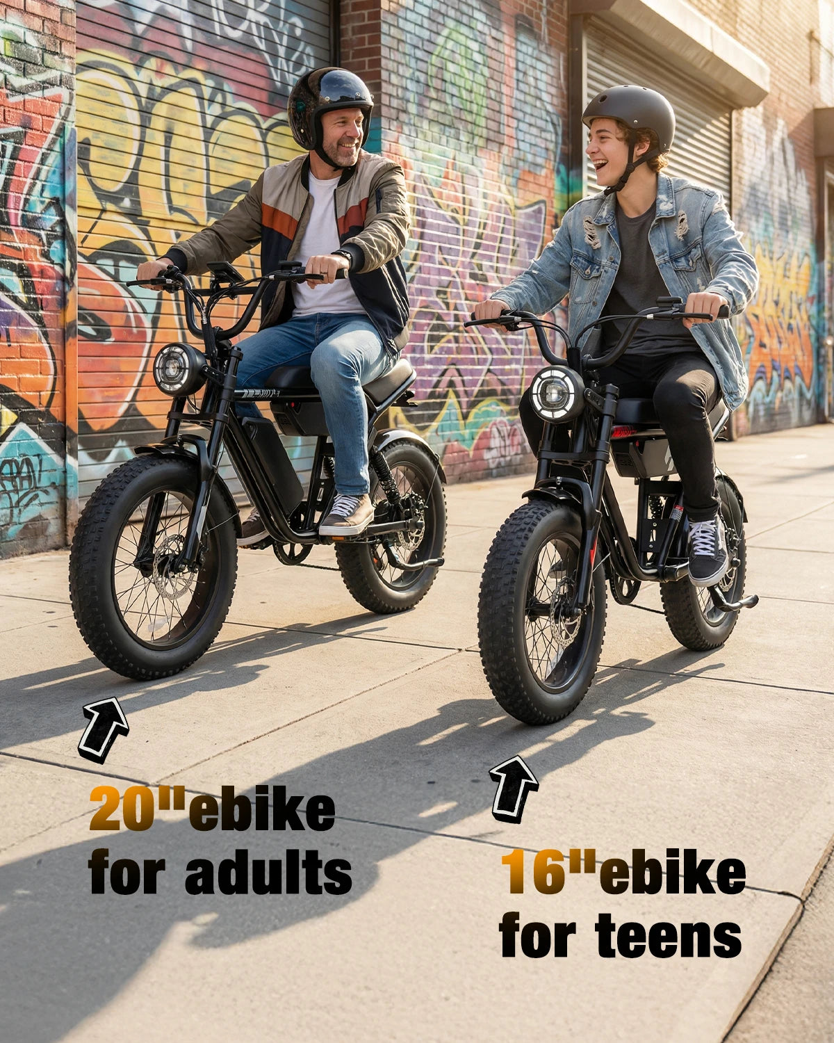 Hopepeak D10 Electric Bike, 16" Fat Tires Electric Mountain Bike, 1500W Peak Motor 48V 13Ah, 25 MPH 60Mi Range Off-Road Ebike with Full Suspension