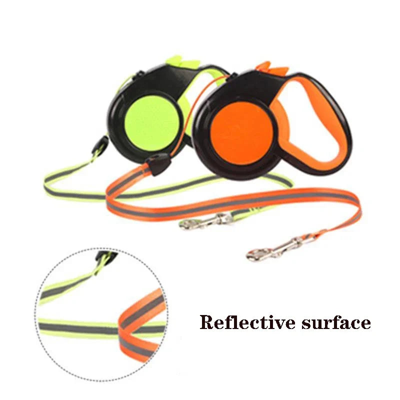 Retractable Leash Extendable Reflective Small. Large Dog.
