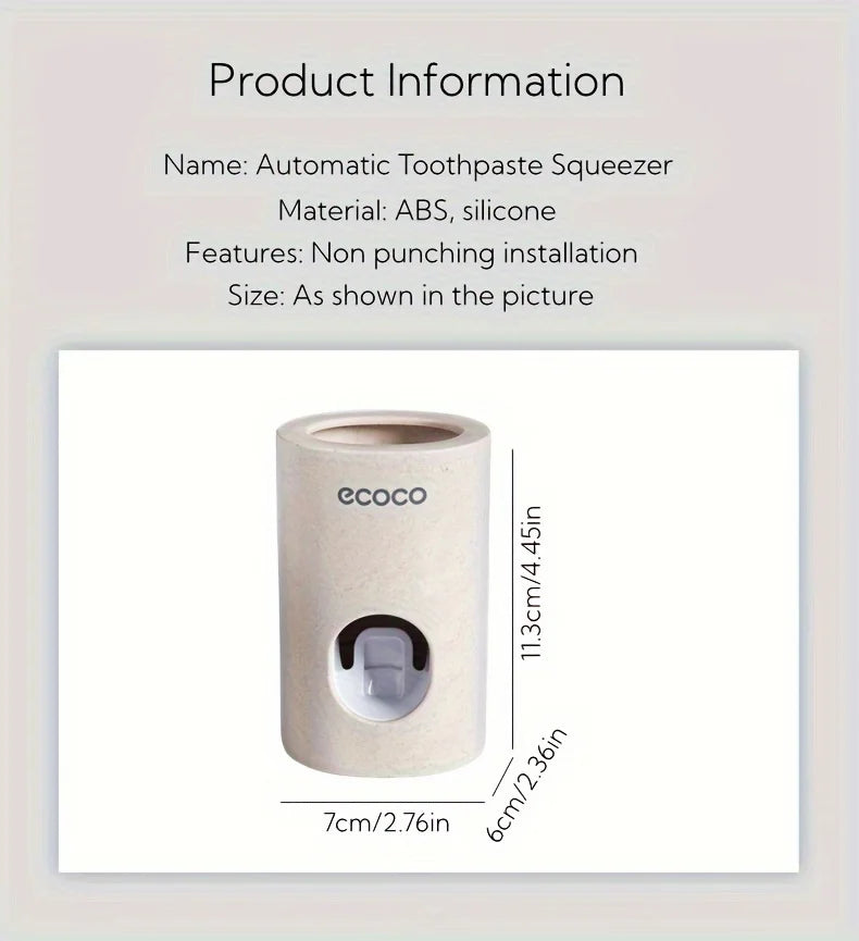 Self-Adhesive Toothpaste Dispenser,