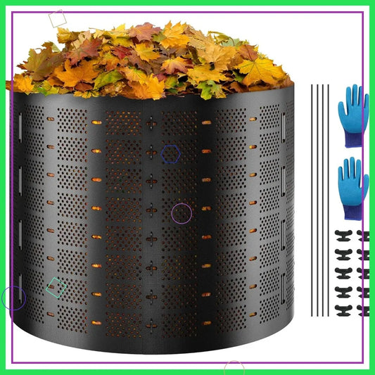 220 Gallon Compost Bin, Outdoor Expandable Composter