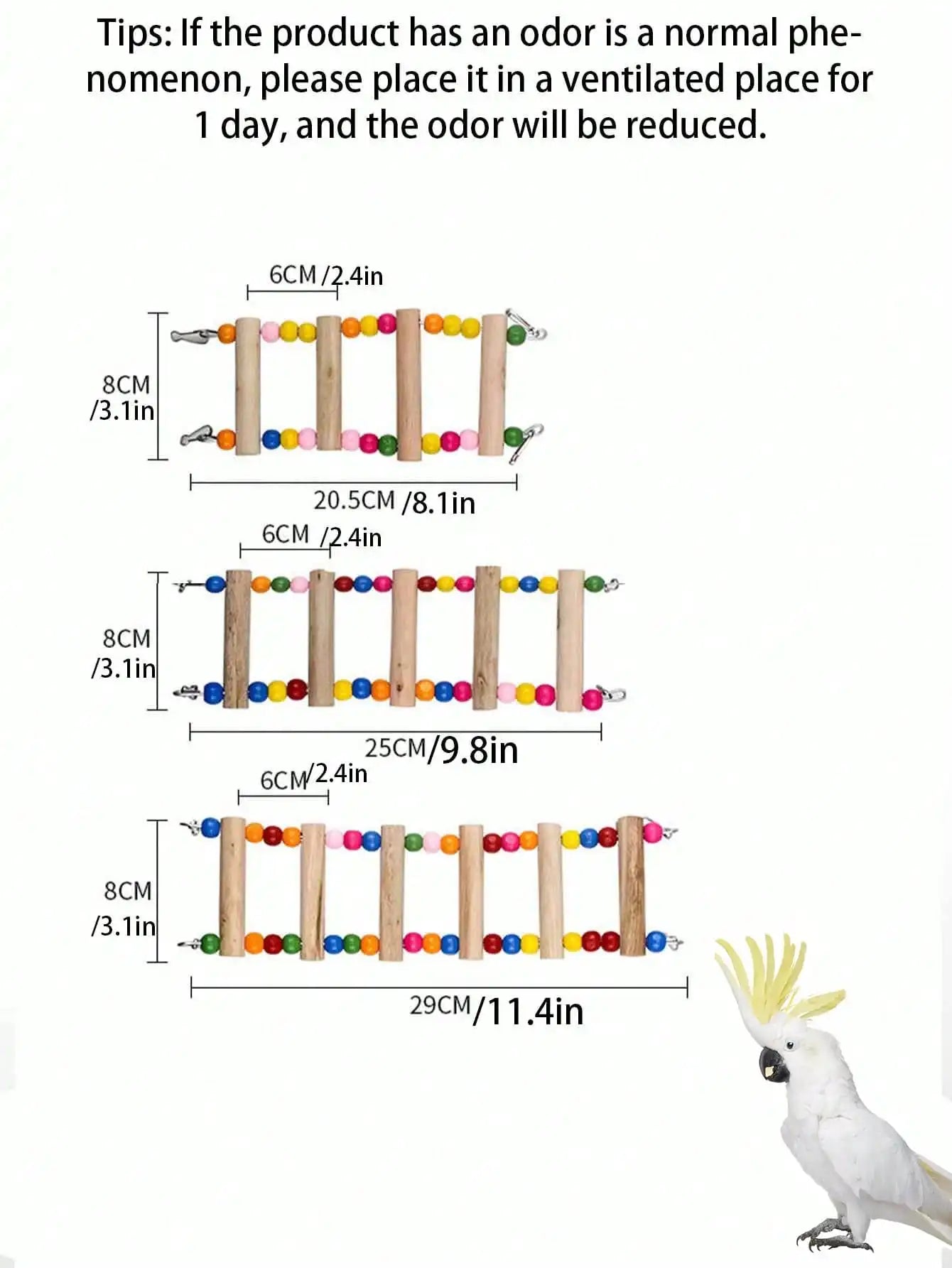 Multistep Bird Climbing Ladder T