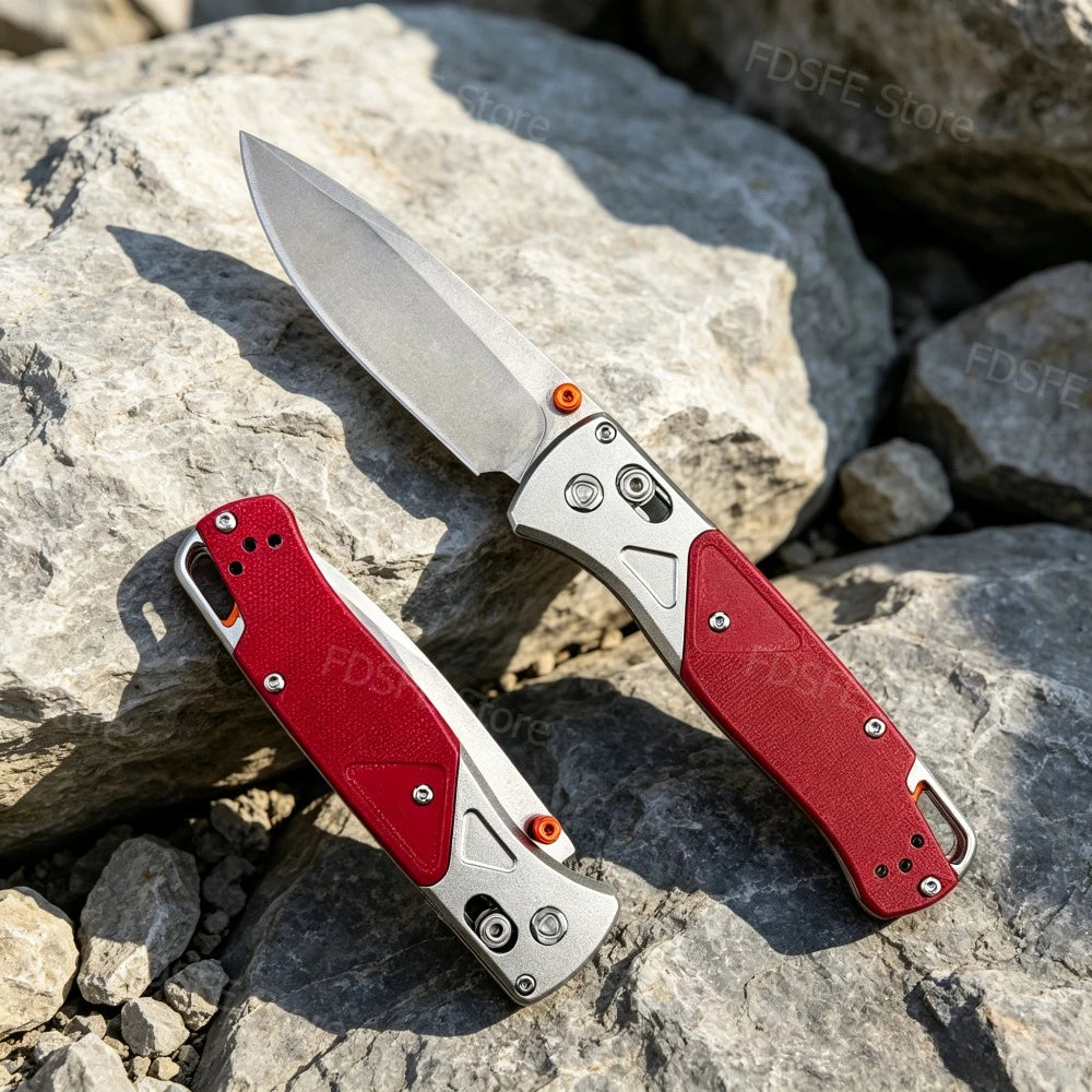 BM 53-5-9 Durable Outdoor Folding Knife 3.15'' Stainless Steel Blade