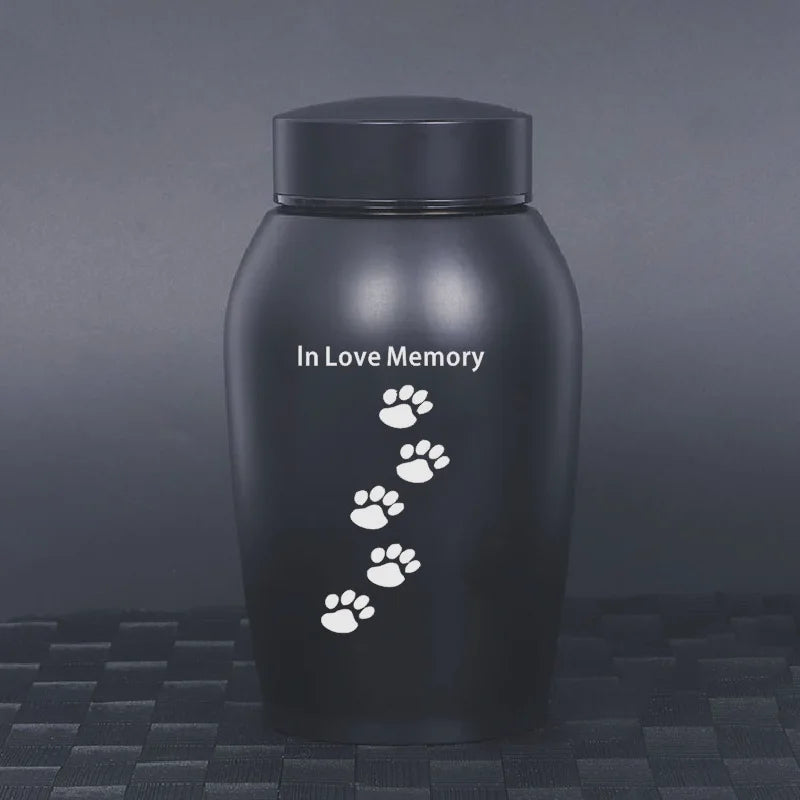 Multi-colored Stainless Steel Dog Urns Dog Cat Bird Mouse Cremation Ashes Urn.