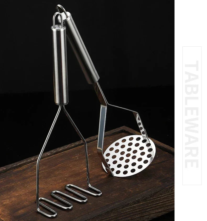 Manual Stainless Steel Potato Masher Fruit Vegetable Pressure