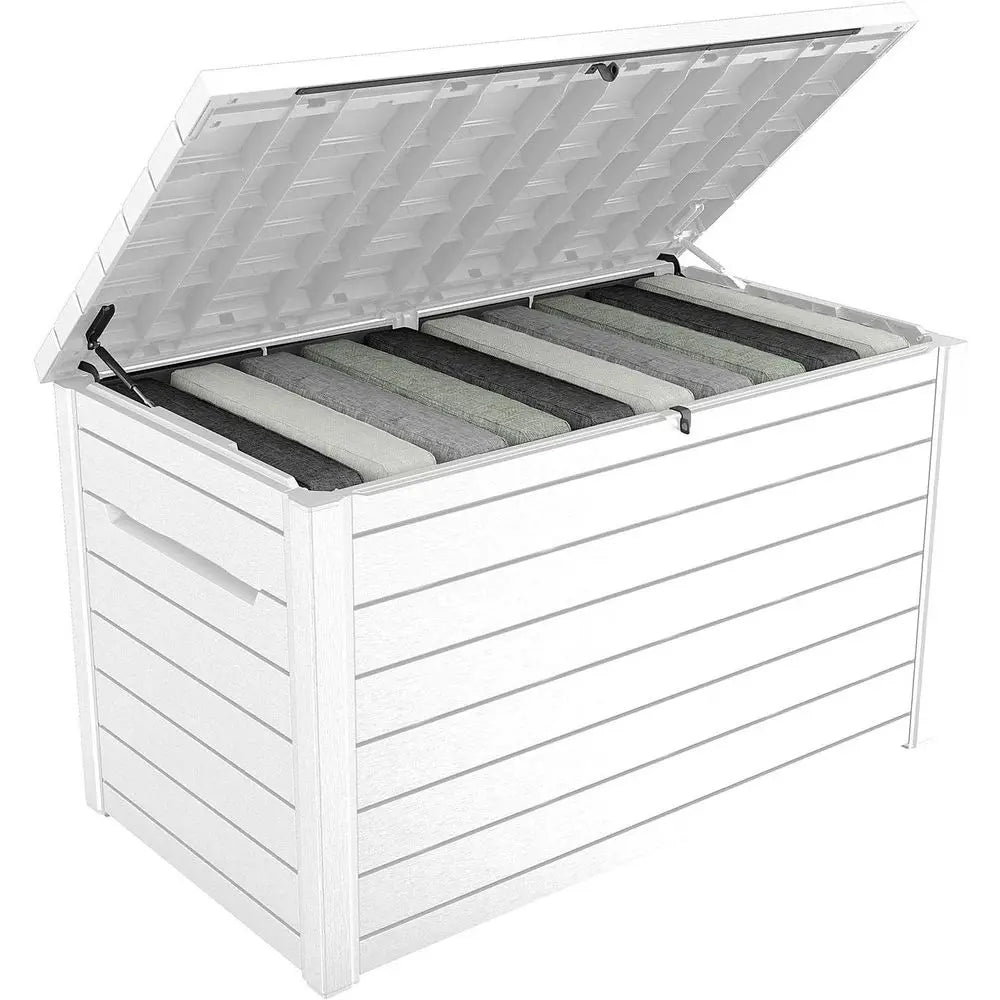 XXL 230 Gallon Deck Storage Box~ White