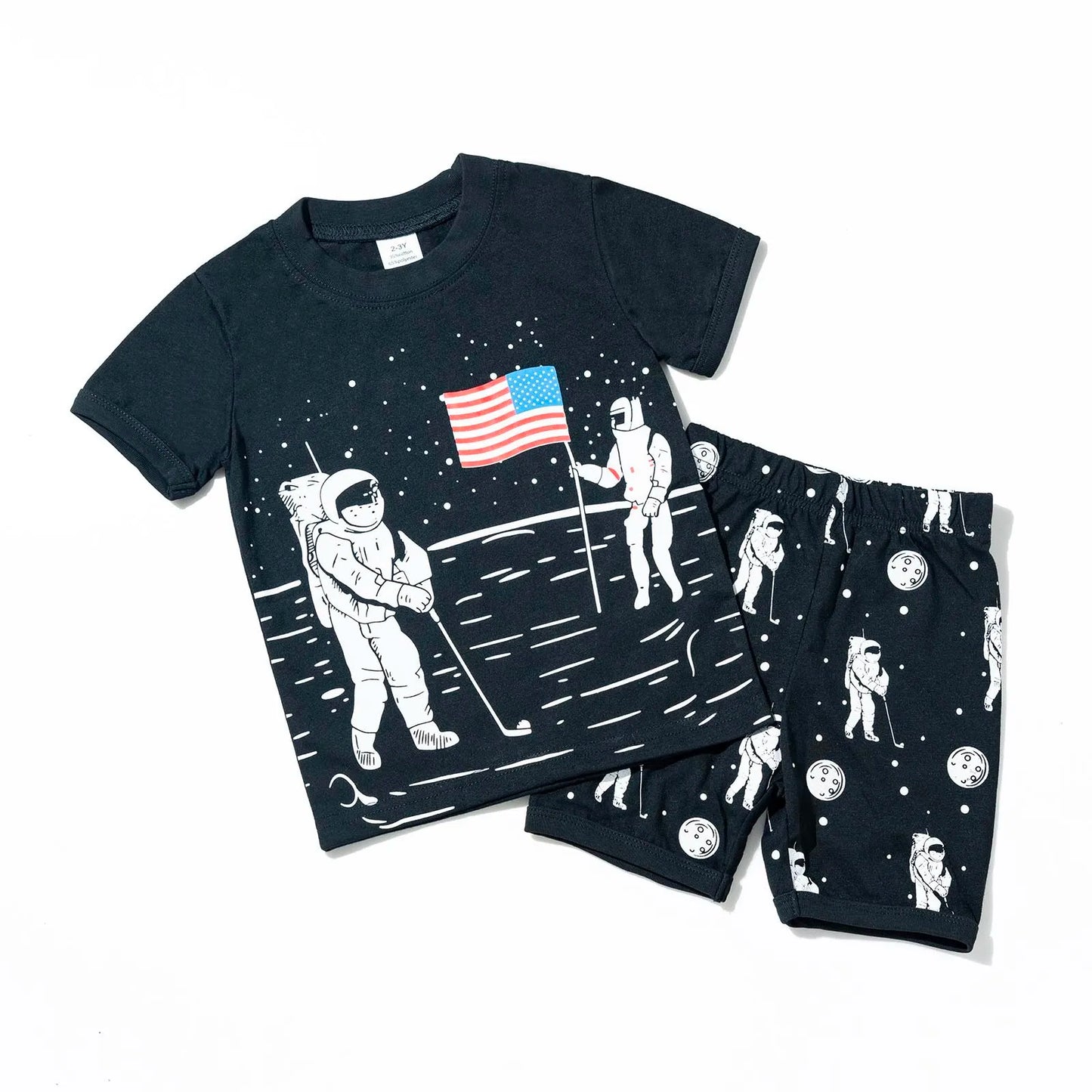 Toddler Baby Boy Pajamas Sets Summer Cotton Children Pyjama Short Cute Airplane Toys Pj For Kids Clothes Toddlers Boys Clothing