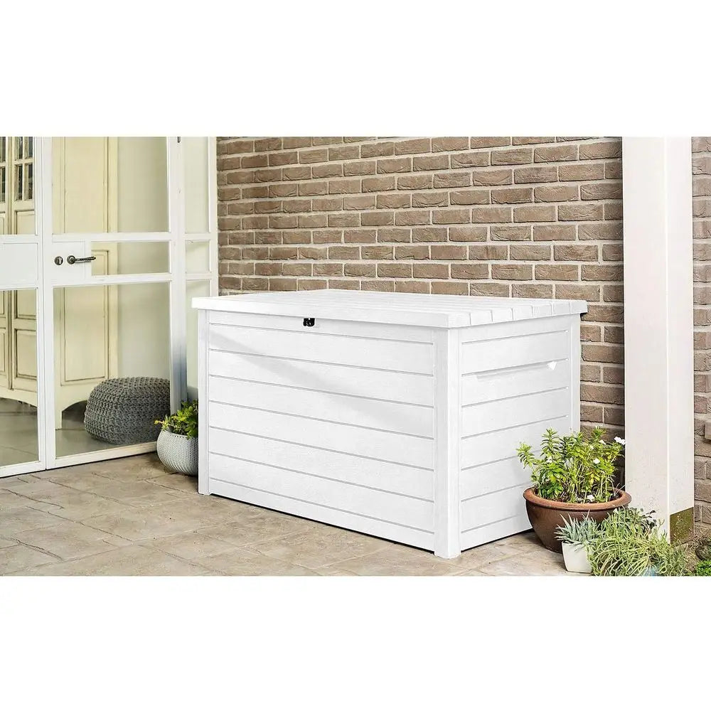 XXL 230 Gallon Deck Storage Box~ White