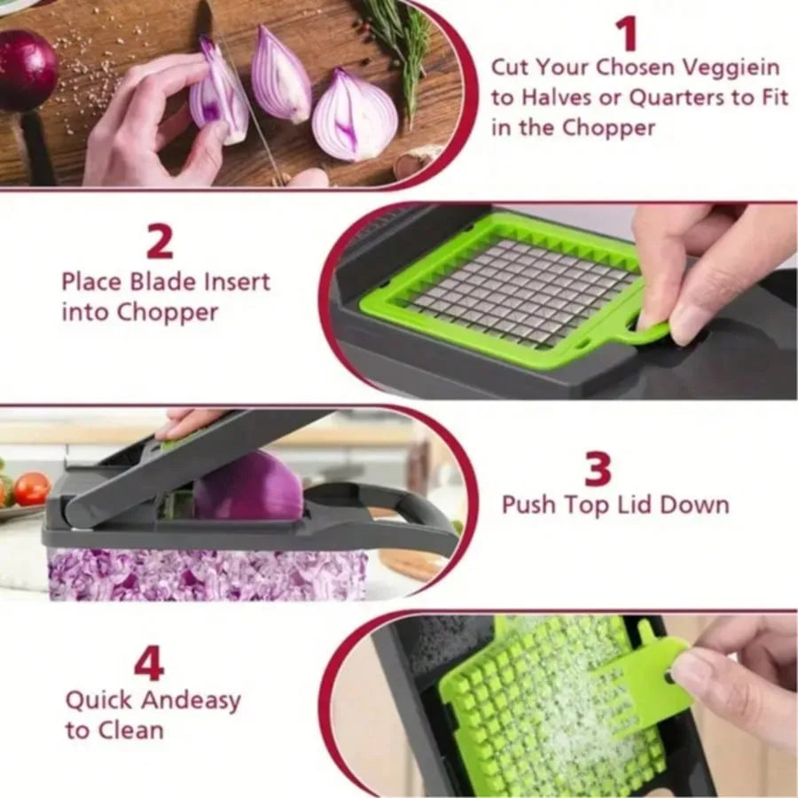 Safe Hand Guard Vegetable Cutter,