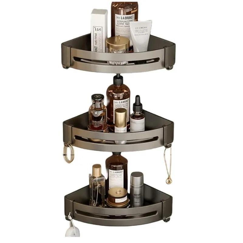 1/2/3Pcs Triangle Adhesive Shower Caddy Corner Shower