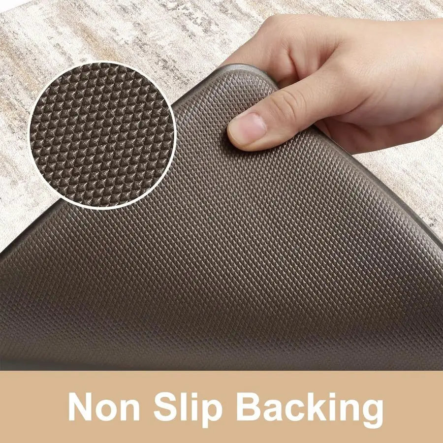 Anti Fatigue Kitchen Mats for Floor 2 Piece, Cushioned