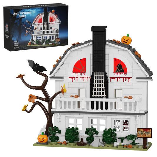 Amityville Horror House Building Blocks Set Horror Movie Haunted Manor Model .