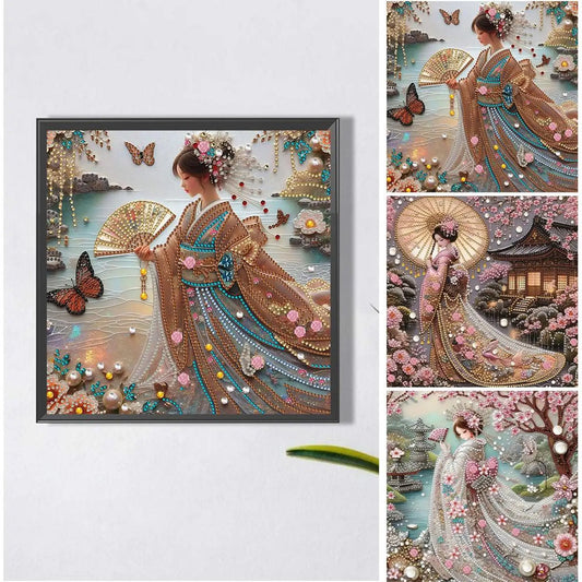 Japanese Girl Diamond Painting Kit