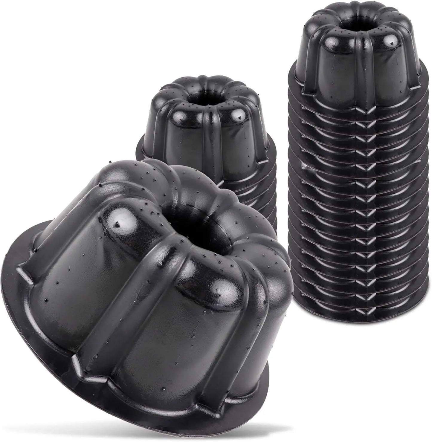 Reusable Silicone Mini Cake Pan - 25 Pack
