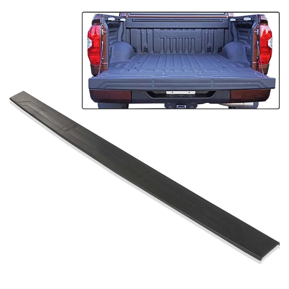 Rear Tailgate Cap Molding Protector Cover Spoiler Fit for Toyota Tundra 2014-2018 Tailgate Bed Upper Top Cap Cover Black Durable