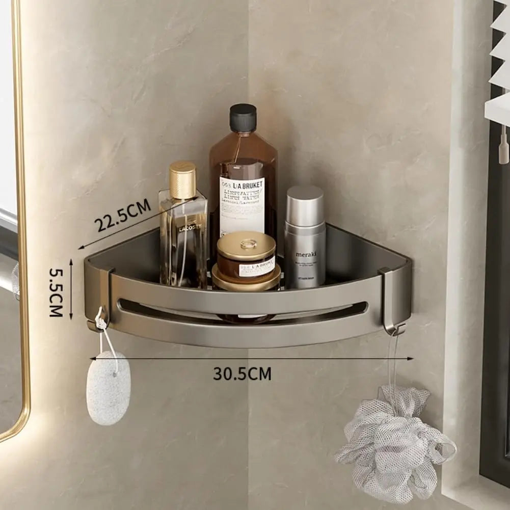 1/2/3Pcs Triangle Adhesive Shower Caddy Corner Shower