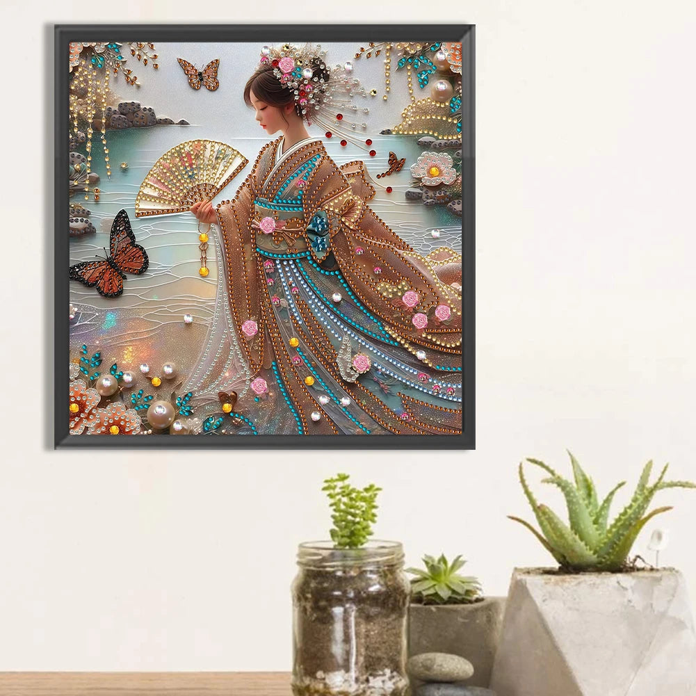 Japanese Girl Diamond Painting Kit