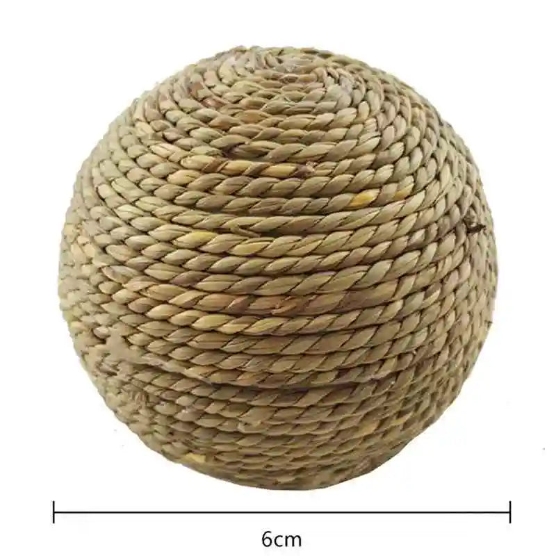 6/10cm Chewing Braided Ball Guinea Pig Rabbit Hamster