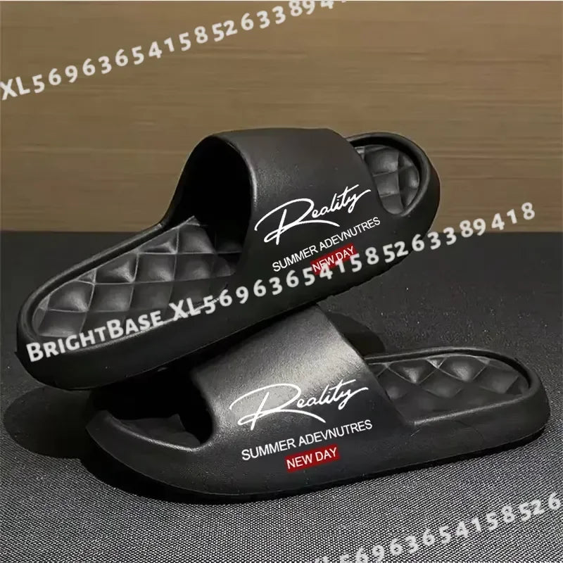 Summer Innovative Design EVA Men Shoes Soft Lightweight Home Slippers Suitable For Indoor Outdoor Leisure Activities