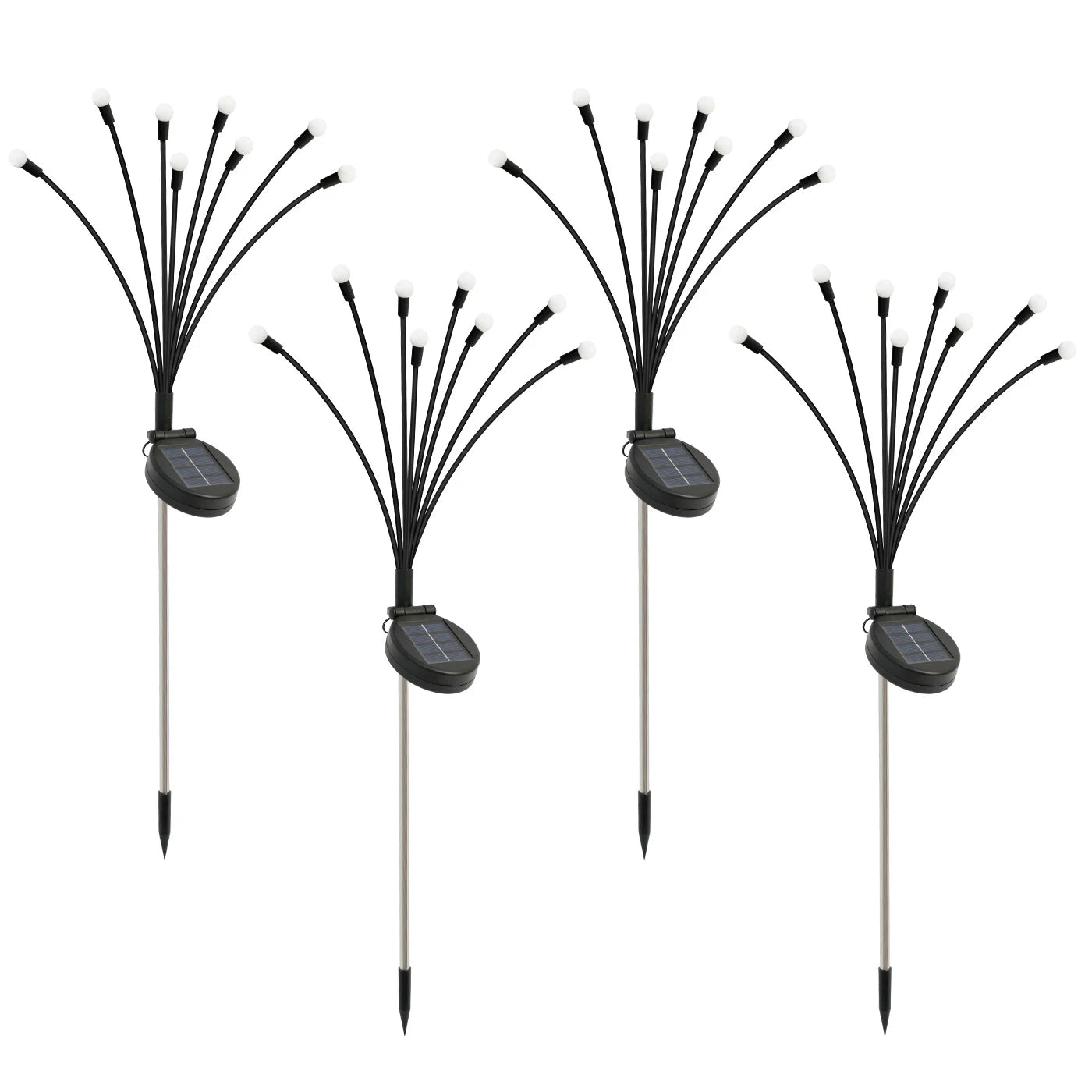 8-Head Waterproof Solar Firefly Lights LED Solar Outdoor Decorative Garden Lights