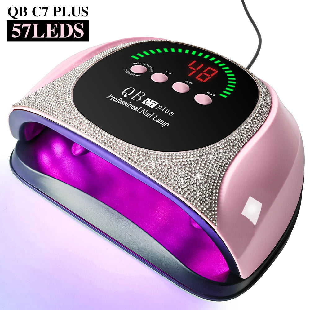 LIMEGIRL 57 UV LED Nail Dryer Professional Nail Lamp for UV Gel Nail Polish Curing Lamp with Timer Automatic Sensor .