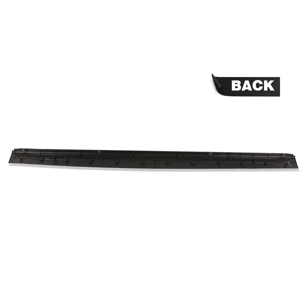 Rear Tailgate Cap Molding Protector Cover Spoiler Fit for Toyota Tundra 2014-2018 Tailgate Bed Upper Top Cap Cover Black Durable