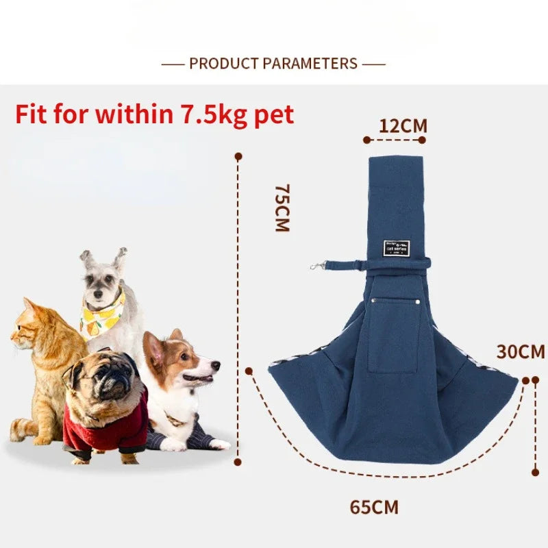 Comfortable Dog Bag Pet Crossbody Shoulder Bag .Cat Puppy Sling Carrier Bag.