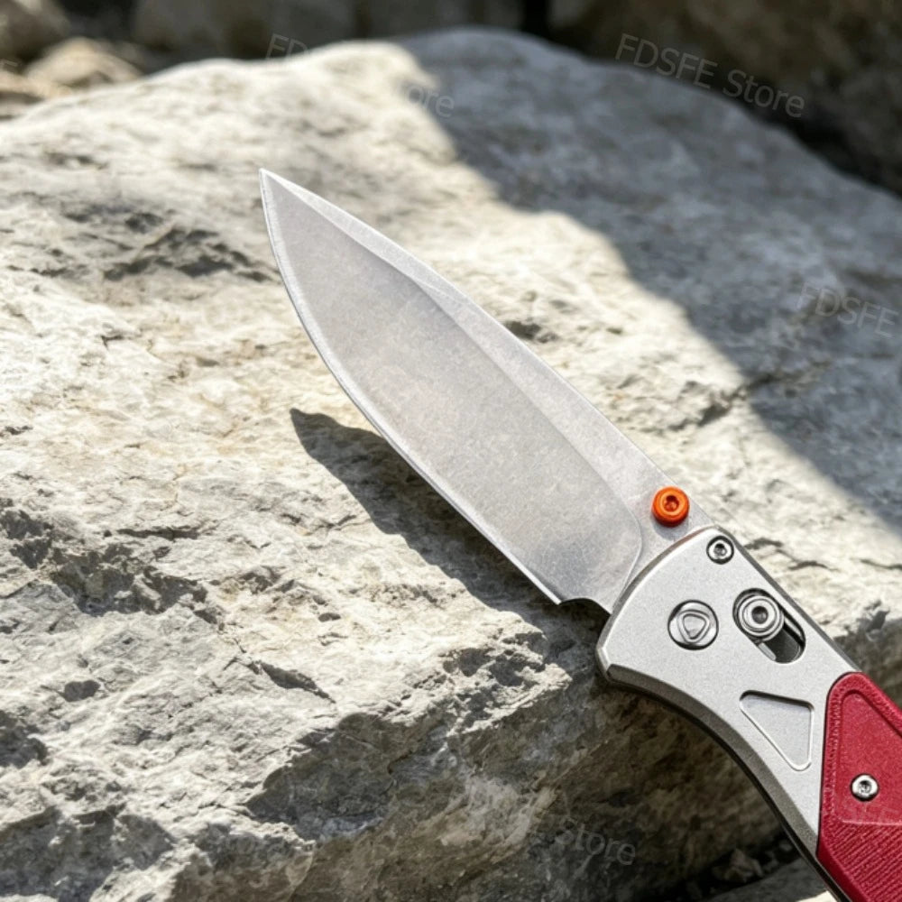 BM 53-5-9 Durable Outdoor Folding Knife 3.15'' Stainless Steel Blade