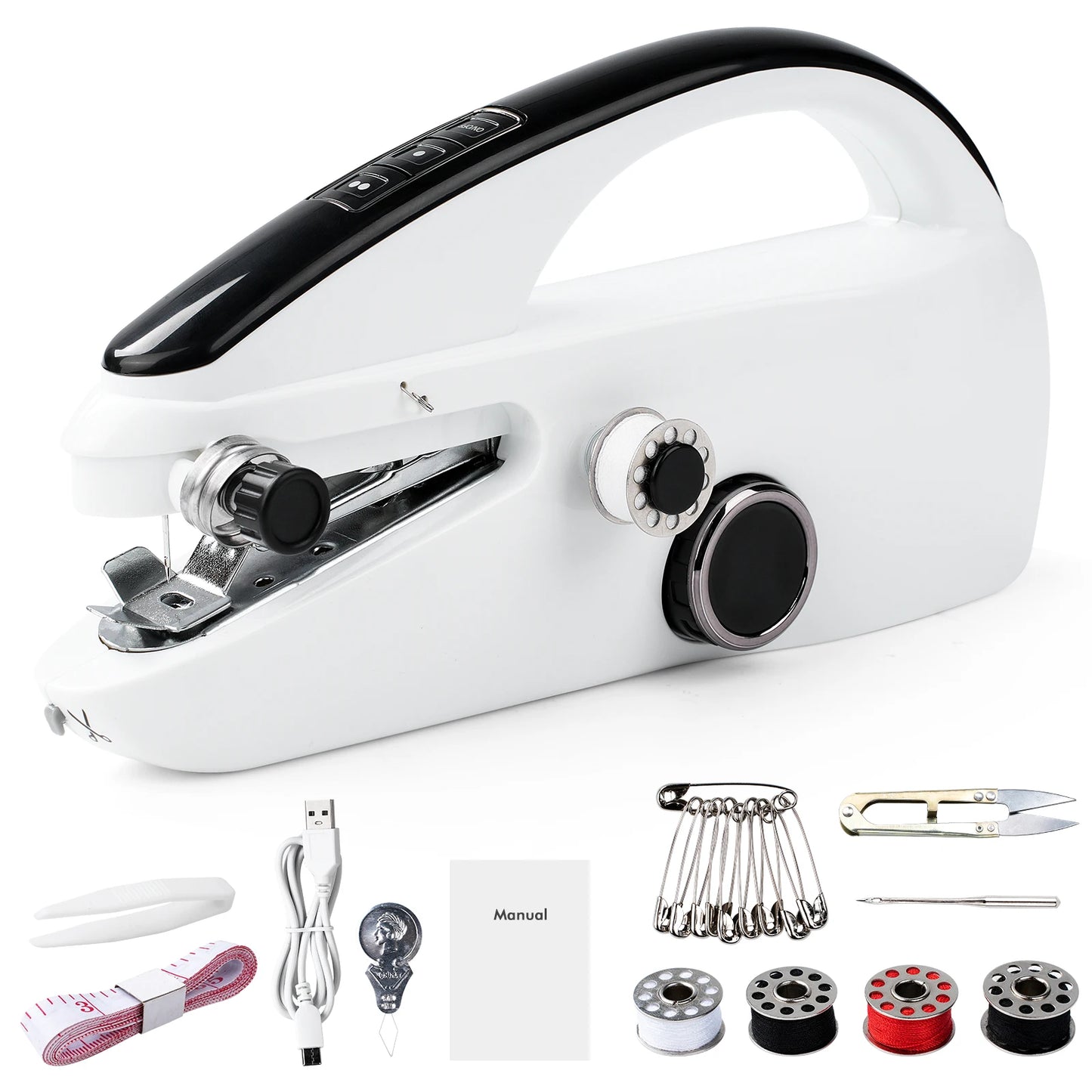 Mini Handheld Sewing Machine, Portable Electric Sewing Machine.