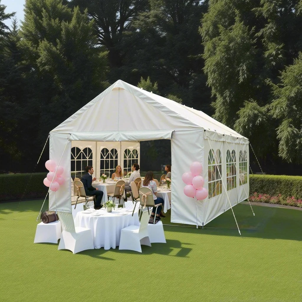 10'x20' Heavy Duty Waterproof Anti-UV  Outdoor Gazebo With Removable Sidewalls .