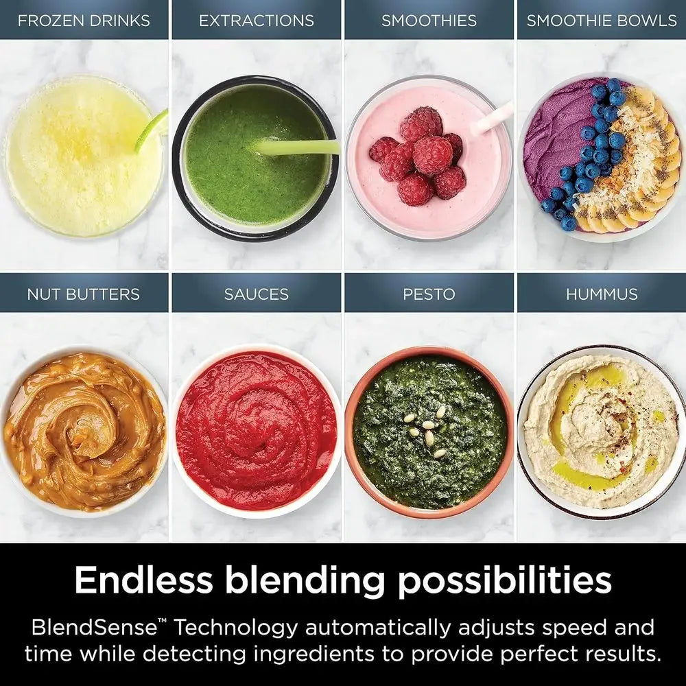 Powerful Blender with Smart Technology  Compact Design, , Black