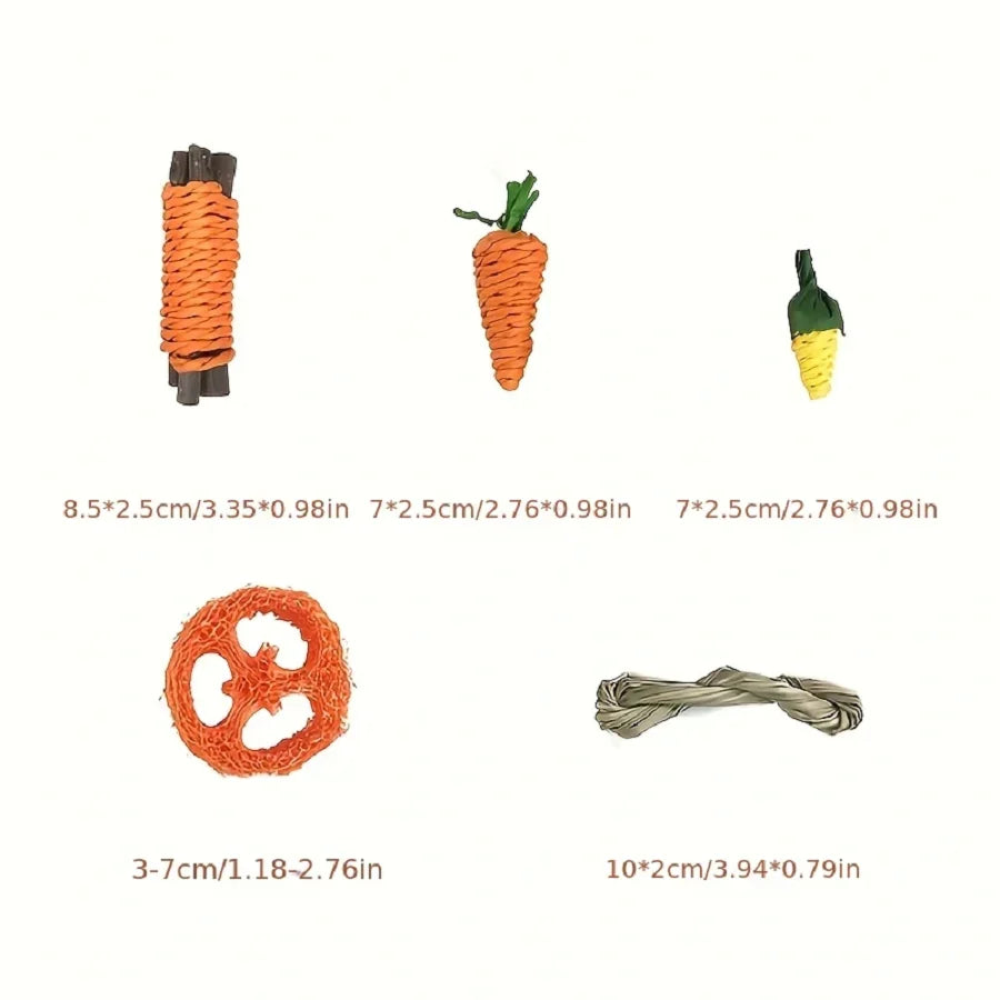 Pet Rabbit Guinea Pig Dragon ,Cat Fun Toy, Hamster Rabbit Rabbit Tooth Grinding