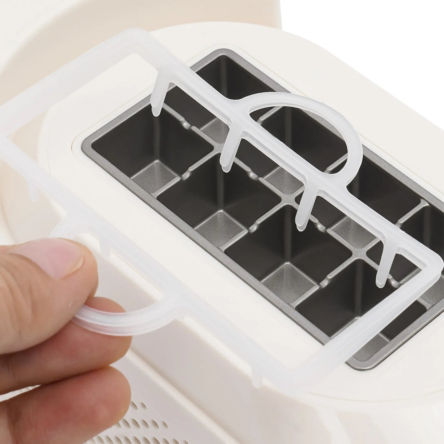 120W Portable Small Ice Maker, . 8 Cubes Compact  Ice-making .