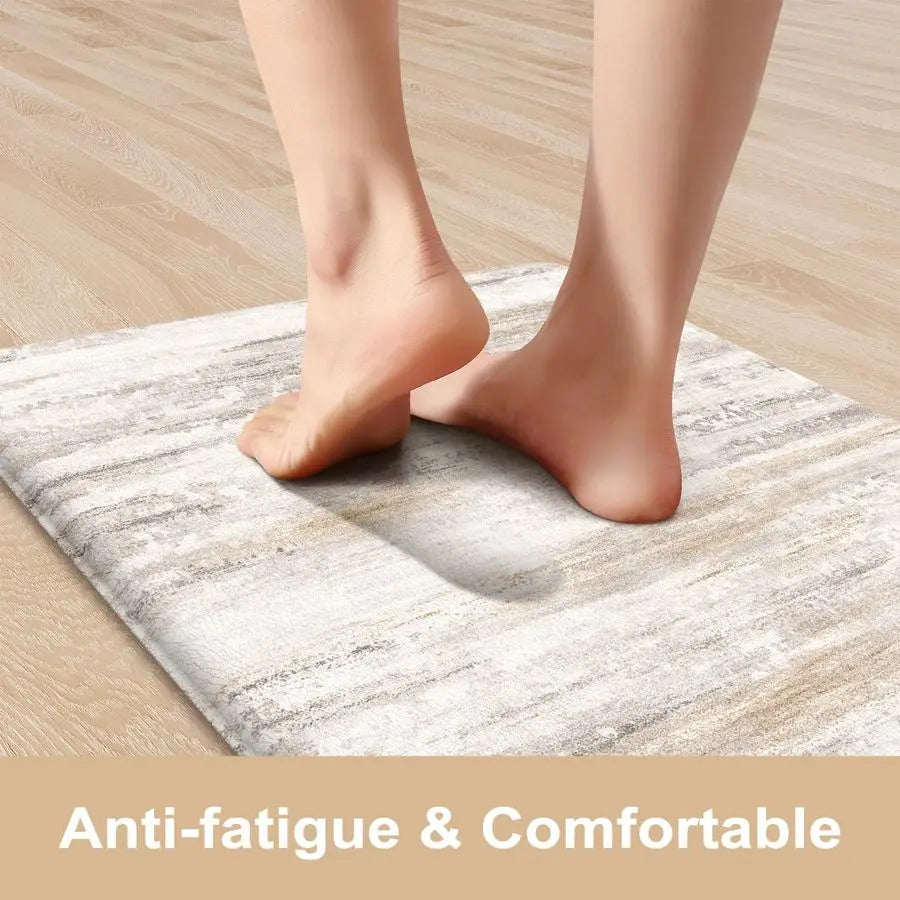 Anti Fatigue Kitchen Mats for Floor 2 Piece, Cushioned