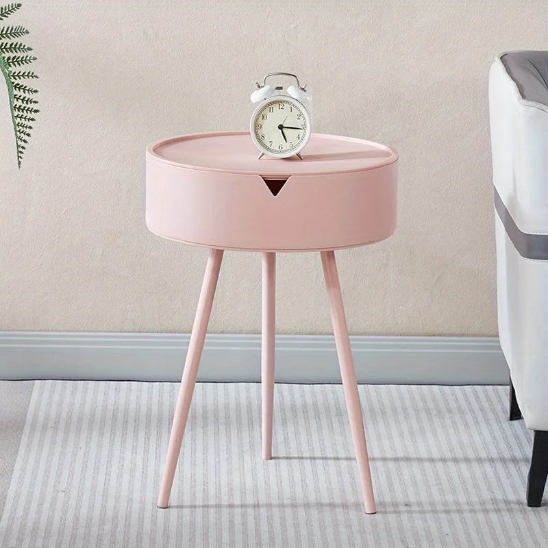 Creative Thickened Plastic Bedside Table Nightstand Kids Boys Bedroom Storage Drawer Small Side Table Small Cabinet