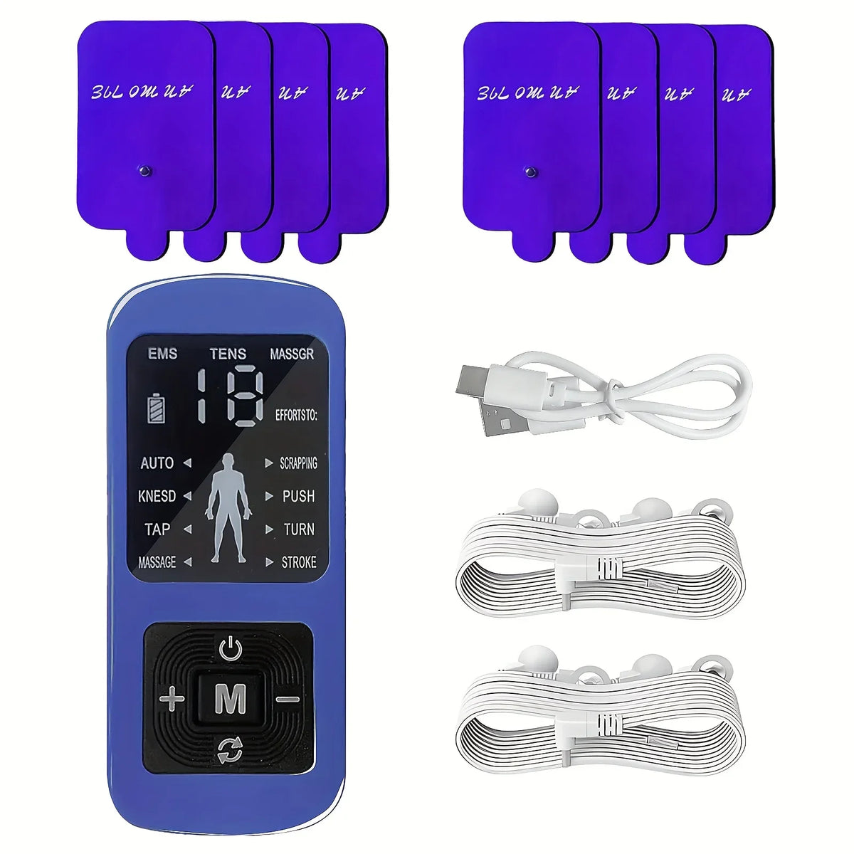 Muscle Stimulator Relieves Body Fatigue, Back Pain, Neck Pain, Carpal Tunnel Syndrome Pain, Arthritis And Foot Pain,.