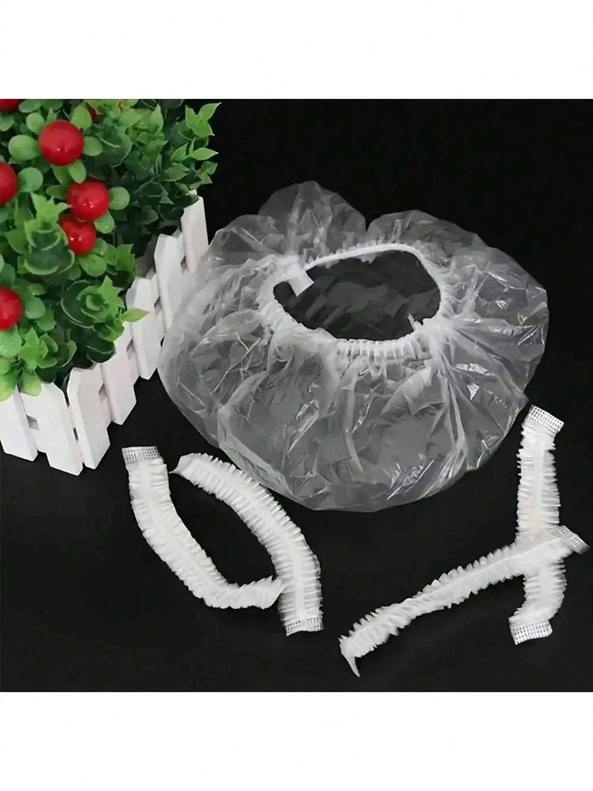 2026 100/50/10pcs Disposable Shower Caps, Waterproof Elastic Shower Caps, Thick Extra Large Elastic Shower Caps .